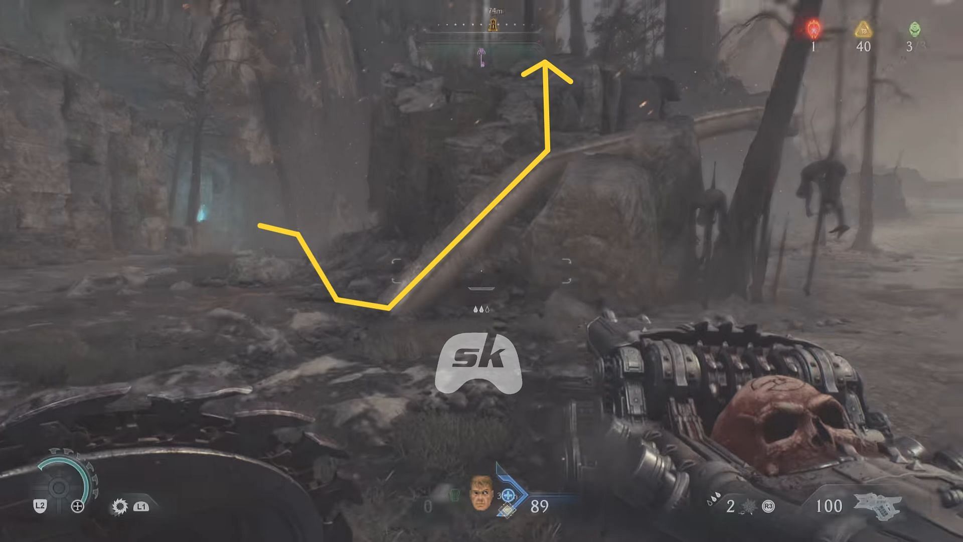 The first Codex's location (Image via Sportskeeda Gaming || Bethesda Softworks)